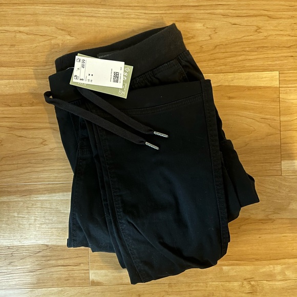 ⚫️ BNWT Men’s Cargo Joggers Elastic Waist - Medium, Black ⚫️ - Picture 7 of 7